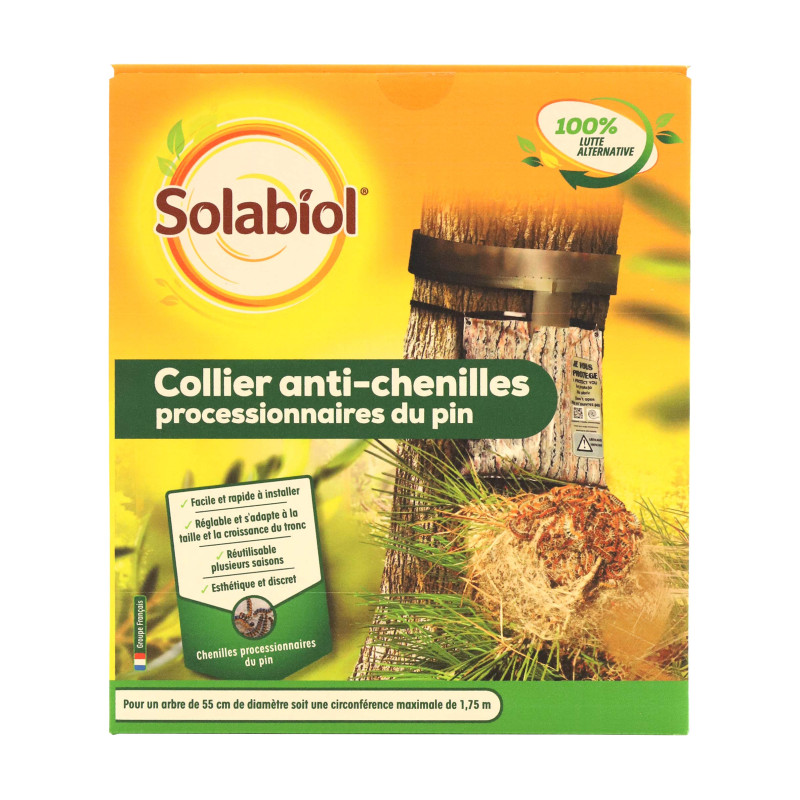 SOLABIOL SOCOPRO Piège à chenilles processionnaires du pin | Kit Complet avec Collier réglable, Diamètre 55 cm