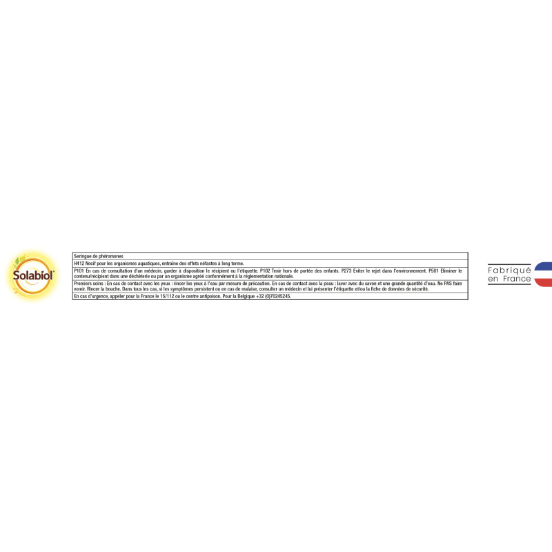 SOLABIOL Anti Mineuse de la Tomate | Piège à Phéromone | Etui 1 Piège + 1 Seringue | Utilisable en Agriculture Biologique | Fabr