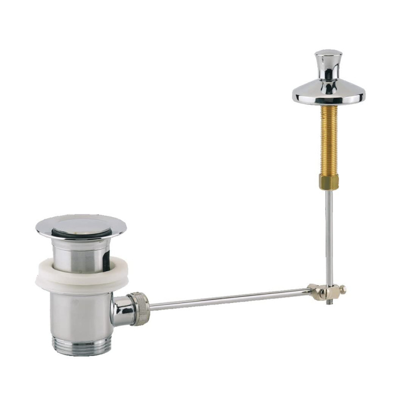 Valentin - Vidage lavabo a bonde vissante 33x42 laiton chrome 10010000000