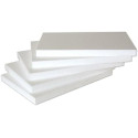 Pack de 20 dalles en Polystyrene expansé - Dimensions 100 x 50 cm - 2,5 cm de haut - Soit 10m2 de surface - Plaques multifonctio