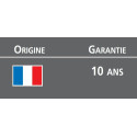 Unilux portemanteaux, Patère Cicolac Brillant/Support ABS, Bleu