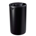 Collecteur de gobelets capacité 800, corbeille 25L - Diamètre 38, hauteur 65 cm coloris noir
