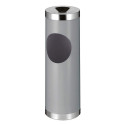 Combiné cendrier-poubelle sans seau intérieur, capacité 50 l, gris