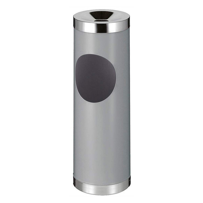 Combiné cendrier-poubelle sans seau intérieur, capacité 50 l, gris