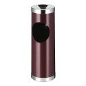 Combiné cendrier-poubelle sans seau intérieur, capacité 50 l, gris