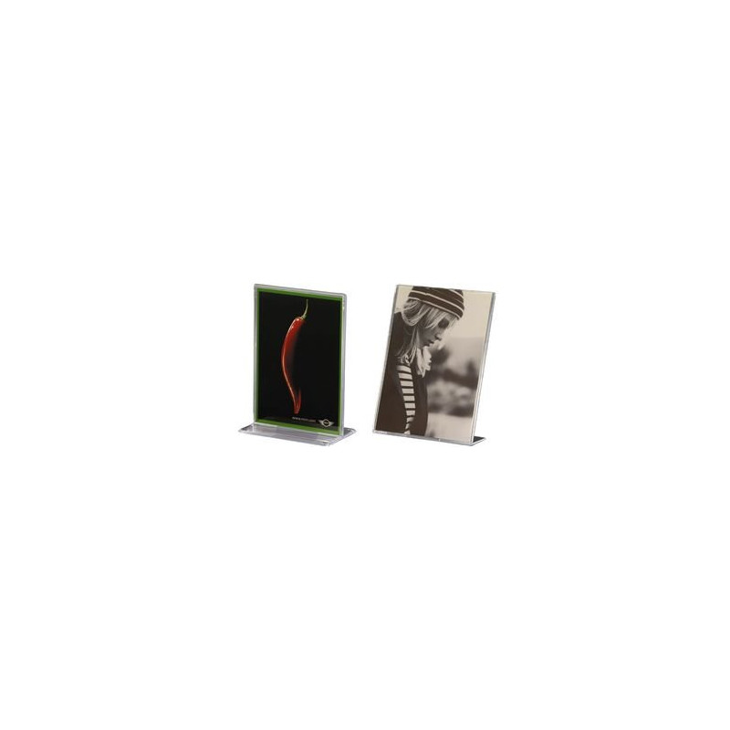 PLANORGA - présentoir, format A4, à poser incliné, incolore, en pack de 2 pièces (28915)