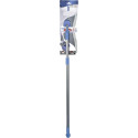 DSTOCK60 - Serpillère ménage à plat - Système d'essorage breveté - Combiné manche, balai - Longueur 45cm x largeur 14,5cm x Haut