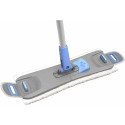 DSTOCK60 - Serpillère ménage à plat - Système d'essorage breveté - Combiné manche, balai - Longueur 45cm x largeur 14,5cm x Haut