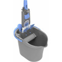 DSTOCK60 - Serpillère ménage à plat - Système d'essorage breveté - Combiné manche, balai - Longueur 45cm x largeur 14,5cm x Haut