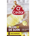 O'Cedar Plumo' de Soin 8 Recharges Cire
