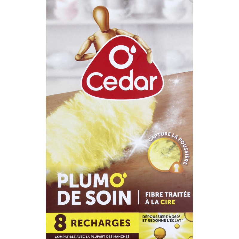 O'Cedar Plumo' de Soin 8 Recharges Cire