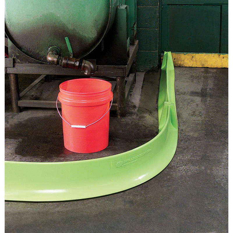 New Pig PLR254-NG Spillblocker Dike, 152 cm Length x 13 cm Width x 17 cm Height