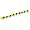 DURABLE - Profilés de protection d'arête E8R - avec bandes adhésivees - pour signaler les zones dangereuses - 1 m - Paquet de 5