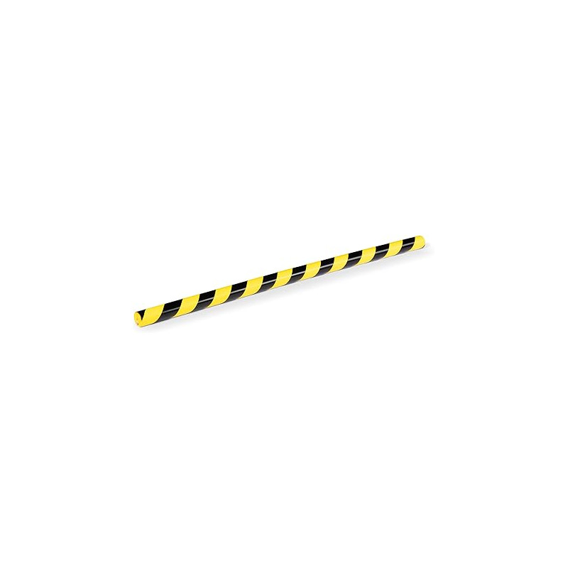 DURABLE - Profilés de protection d'arête E8R - avec bandes adhésivees - pour signaler les zones dangereuses - 1 m - Paquet de 5