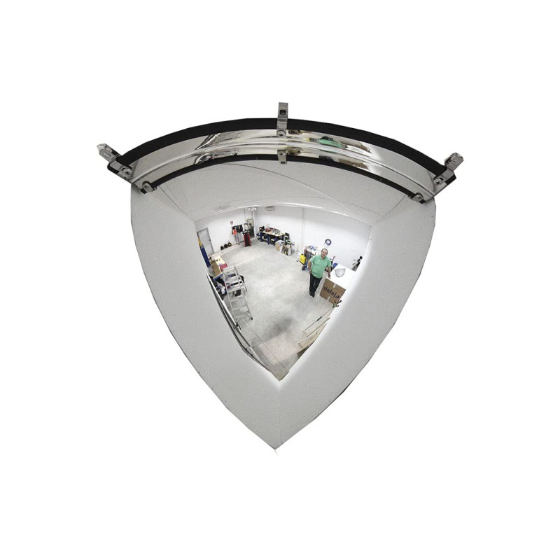 Miroir Hémisphérique 90° | Dimension de 65 cm | Parfait pour la prévention, la sécurité et la surveillance.