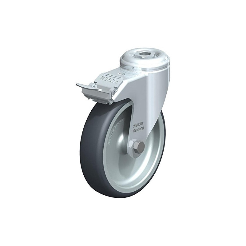 Blickle Lkra-tpa 126 G-fi pivotant Caster, 12,5 cm Diamètre de roue, 264. Capacité de charge