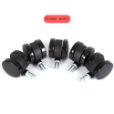 castors Chaise De Bureau à roulettes 5 Pcs Universel roulettes Pivotantes Remplacement roulettes 5 CentimèTres 50mm Filetage M10
