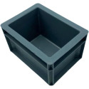 DSTOCK60 - Petit bac de rangement Allibert, Dimensions intérieures : longueur 16,5cm , largeur 11,5cm , profondeur 11,5cm - gris
