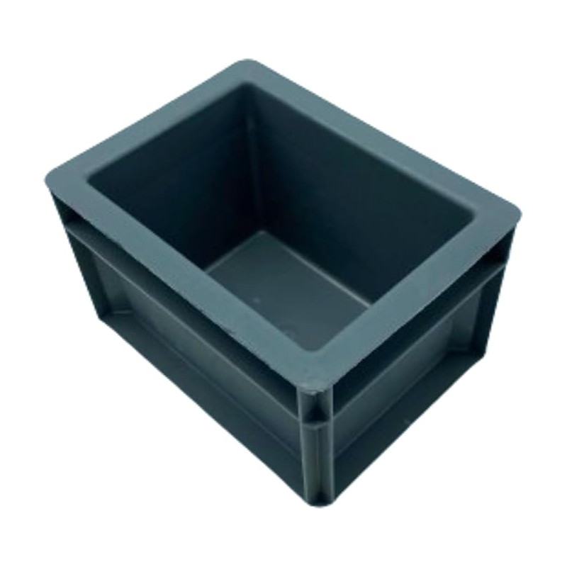 DSTOCK60 - Petit bac de rangement Allibert, Dimensions intérieures : longueur 16,5cm , largeur 11,5cm , profondeur 11,5cm - gris