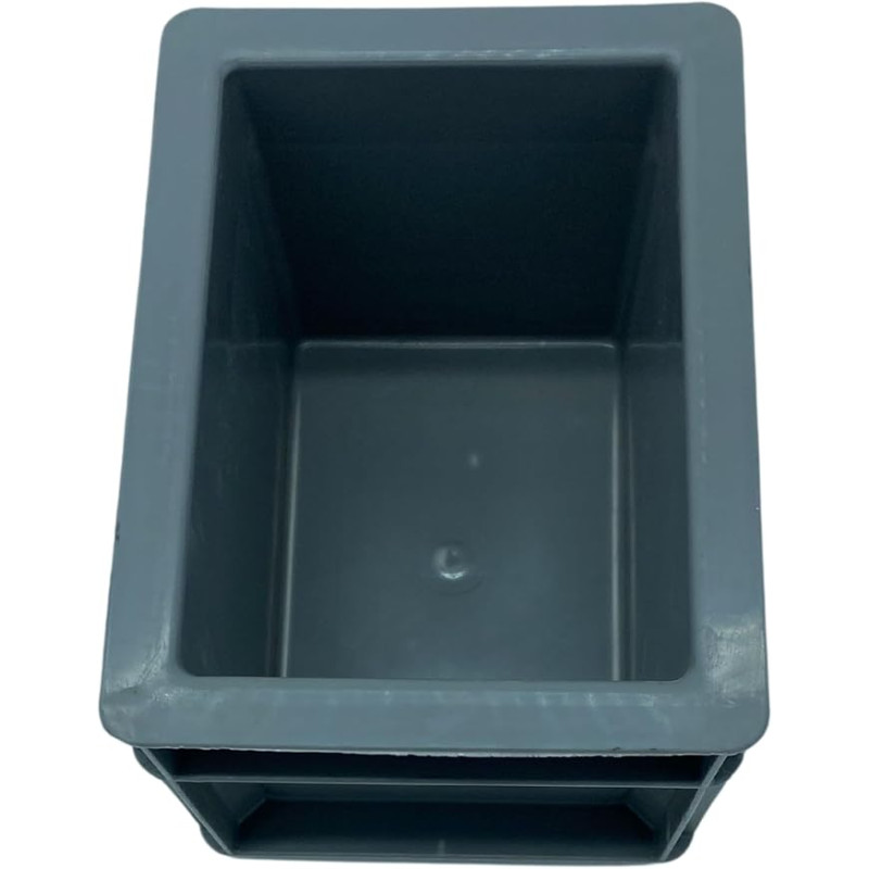 DSTOCK60 - Petit bac de rangement Allibert, Dimensions intérieures : longueur 16,5cm , largeur 11,5cm , profondeur 11,5cm - gris