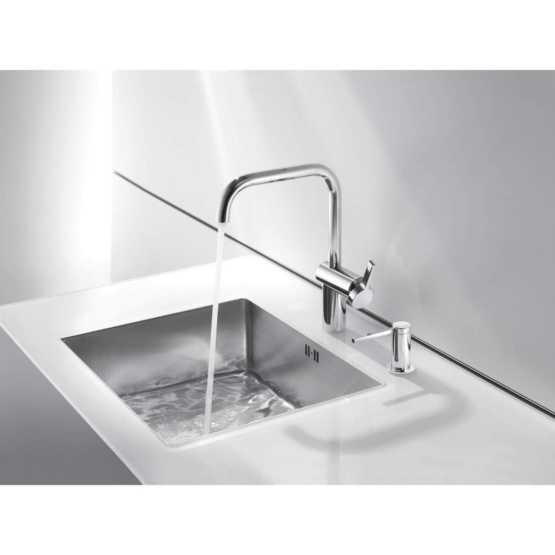 KWC 10.231.013.700FL 7843838 Livello Mitigeur à levier écoulement orientable Acier Inoxydable