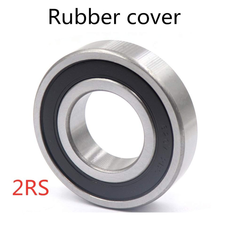 Roulement à billes de gorge profonde 1pcs 6000 6001 6002 6003 6004 6005 6006 6007 6008 2RS / ZZ Caoutchouc Scellé Roulement à bi