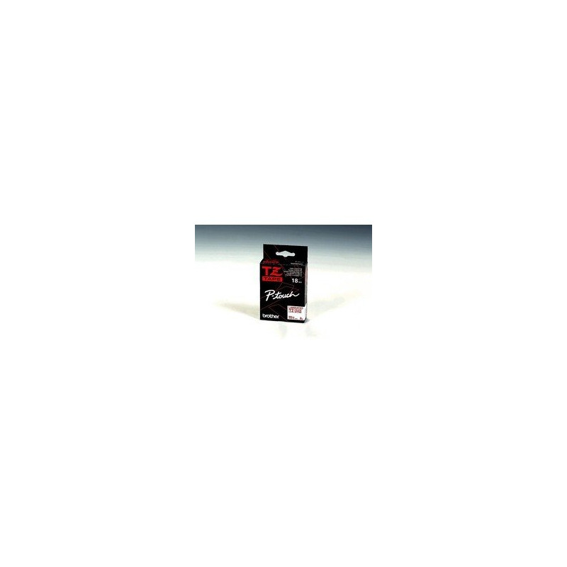 BROTHER P-Touch TZE242 18 mm RED/WHT