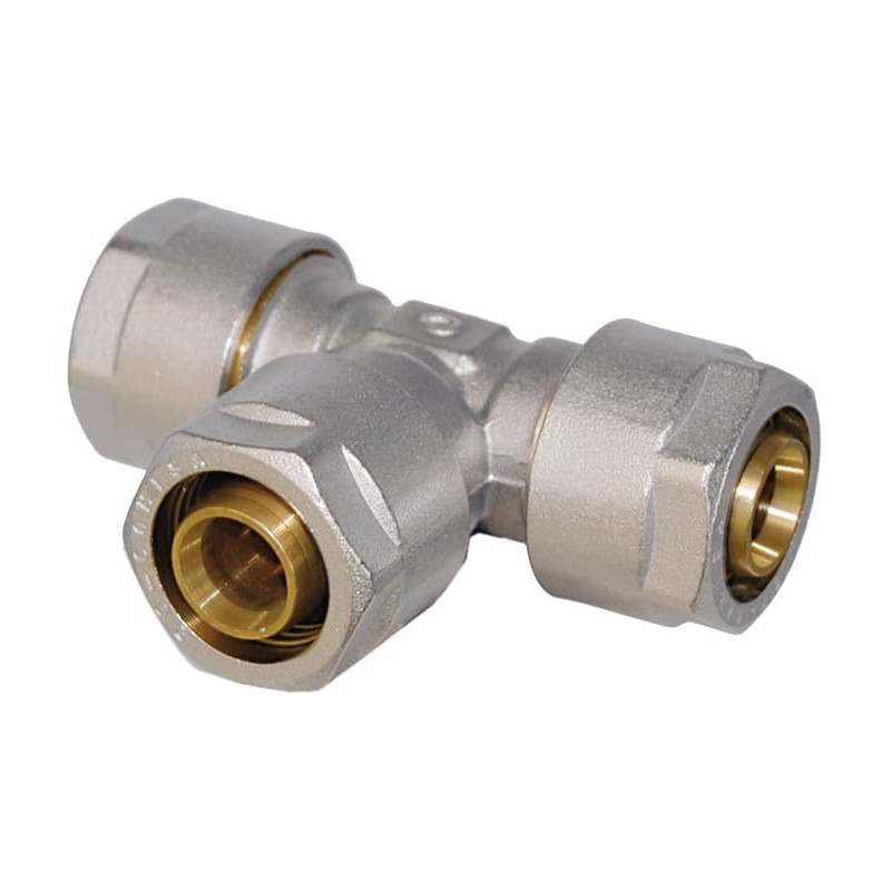 WIROFLEX raccord en t 20 x 20 x 20 mm-avec adaptateur et système de vissage inclus