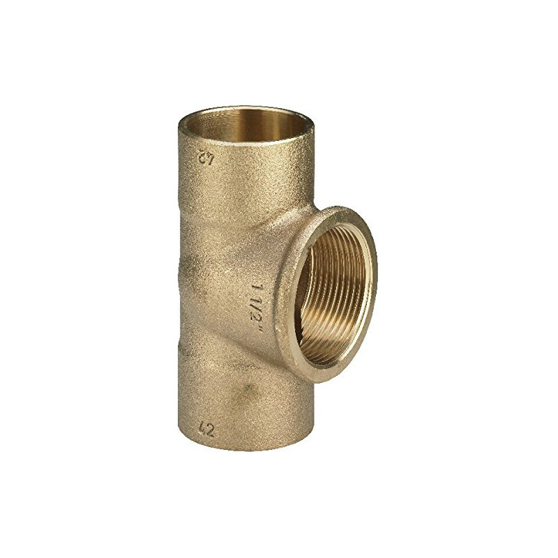 Viega 94130 G - Te femelle 94130 G Diamètre 15 x 1/2x15 mm Bronze