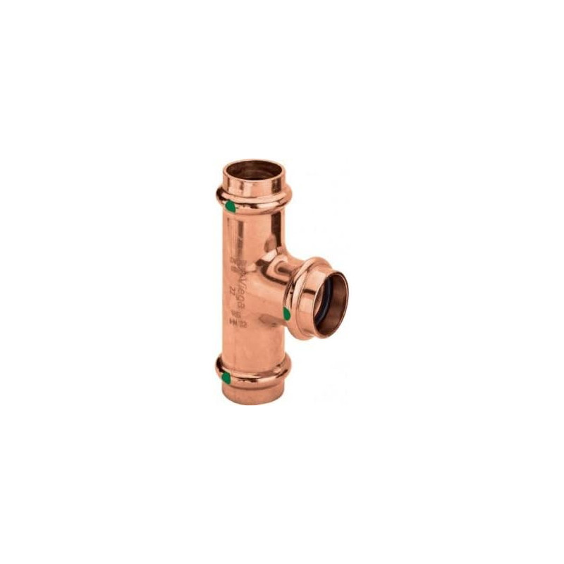Viega t les installations 2418 cuivre avec sC-contur 22 x 28 x 22 mm, 322687–5 pièces