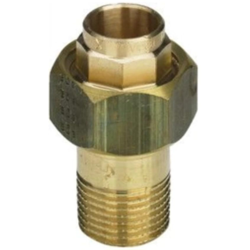 VIEGA - Raccord de tuyauterie joint conique en bronze 12mm x R3/8 Viega 94341G - 4015211118921