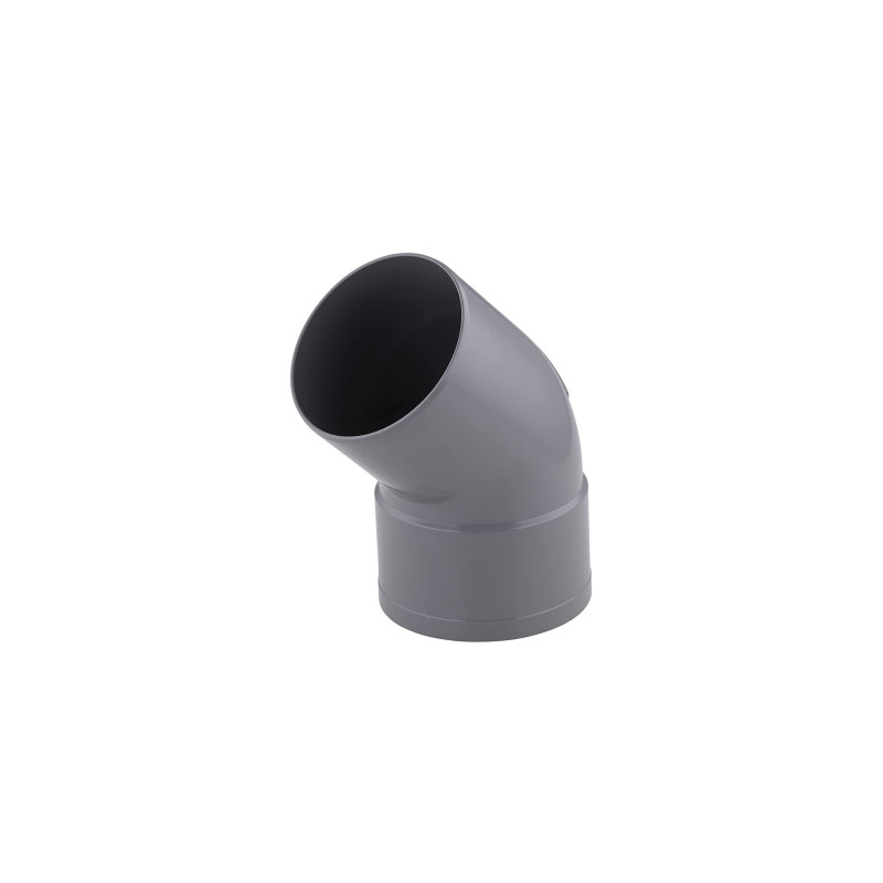 Coude PVC 45° mâle femelle Ø125 NOYON & THIEBAULT
