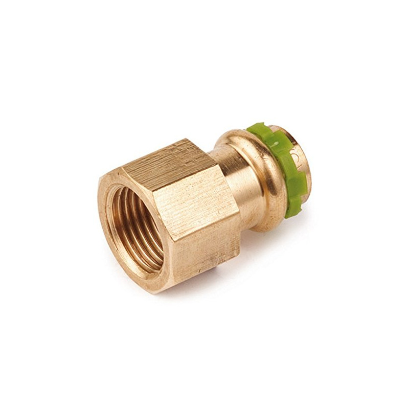 Raccord laiton droit à sertir - F 1 - Ø 28 mm - Comap