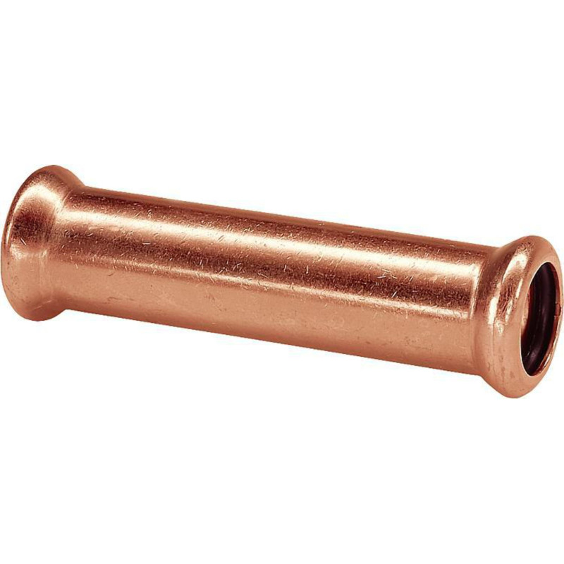 Raccord a sertir en cuivre Manchon coulissant fem/fem diam. 42 mm Type 7270S contour M