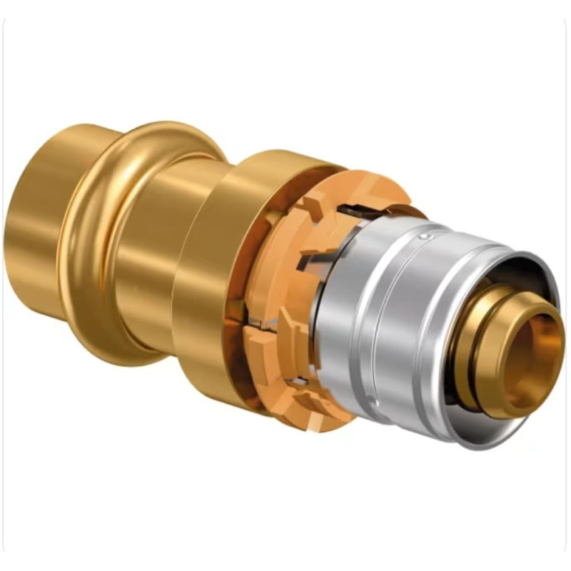 Uponor - Manchon de transition multicouche/Cuivre V 32-28CU-SST Uponor S-Press - 1090681-6414905221066