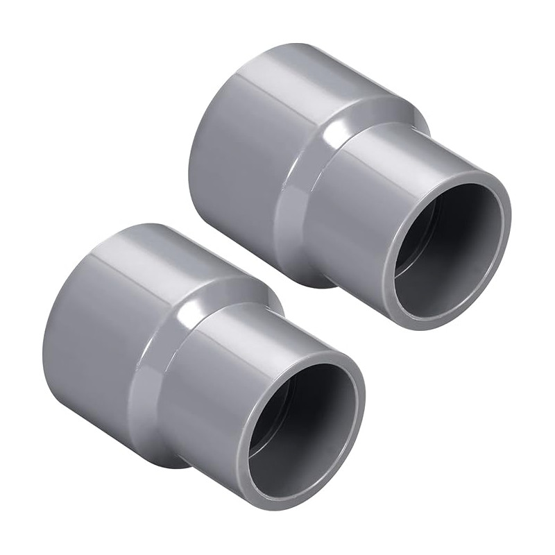 QUARKZMAN 40mm x 32mm PVC Réduction Couplage x 2 PCS DWV Tuyau Raccord Couplage Connecteurs pour Bâtiment Irrigation Plomberie I