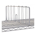Metro DD18C Super Erecta Chrome séparateur d'étagère - prondeur : 18 cm - hauteur : 8cm