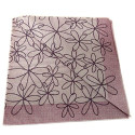 Airlaid Serviettes DE Table en Papier JETABLES Paquet DE 50 Serviettes - Motifs Fleurs Rose ET Fuchsia - FLO PRUNIA - 40 x 40 CM