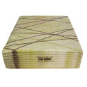 AIRLAID Serviettes DE Table en Papier JETABLES Paquet DE 50 Serviettes - Motifs TIRETS Vert ET Marron - Mood Verde - 40 x 40 CM