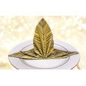 50 SERVIETTES DE TABLE EN PAPIER JETABLES AIRLAID - MOTIFS RAYE VERT ET JAUNE - RIBO VERDE - 40x40 CM