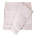 AIRLAID 200 Serviettes DE Table en Papier JETABLES Paquet DE 50 Serviettes - Motifs Gris - Lino Grey - 40 x 40 CM