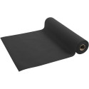 DSTOCK60 - Lot de 4 Rouleaux de chemins de Table / tête à tête - jetable - Non tissé Airlaid - Noir - 20 Feuilles prédécoupées -
