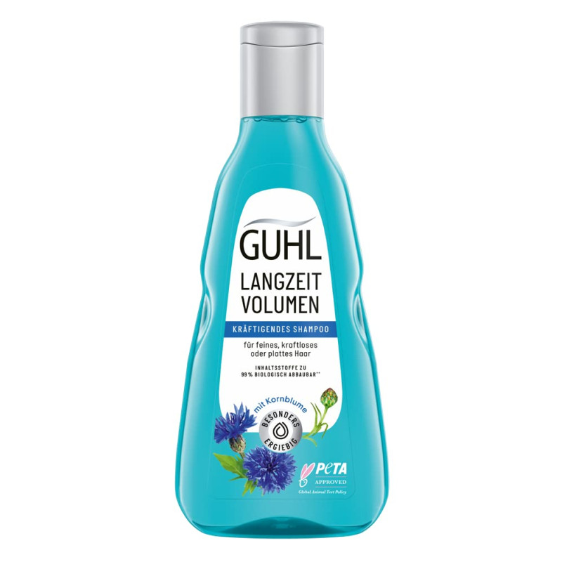 Guhl Shampooing à long terme volume - Contenu: 250 ml - Volume et abondance pour cheveux fins