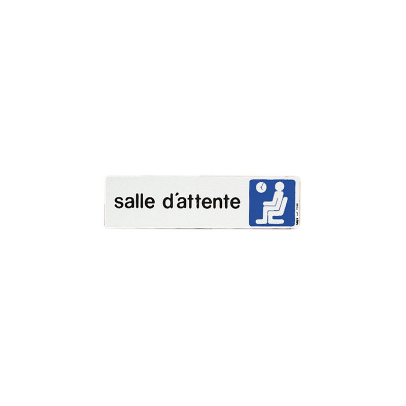 Durasign - Fournitures de bureau - Plaque salle d'attente 7740