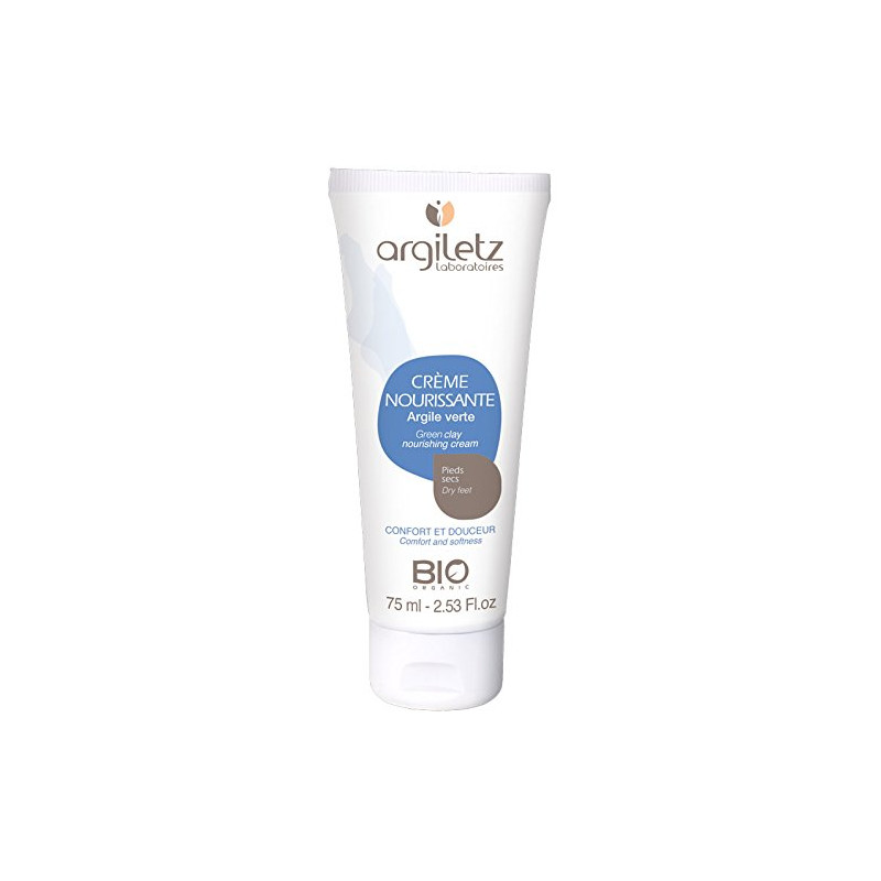 Argiletz Crème Nourrissante Pieds Secs Bio 75 ml