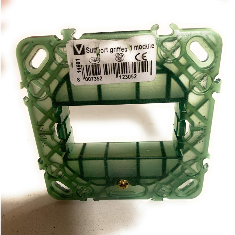 Support griffes 1 module VIMAR