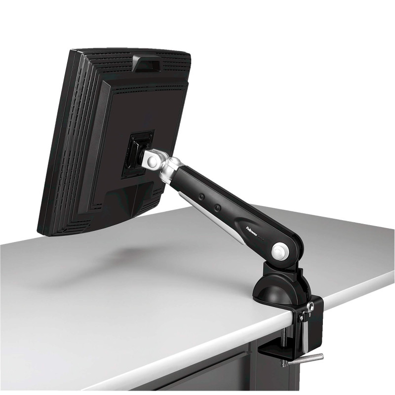 Fellowes 8034401 Bras porte écran plat ergonomique à pince standard Office Suites Noir