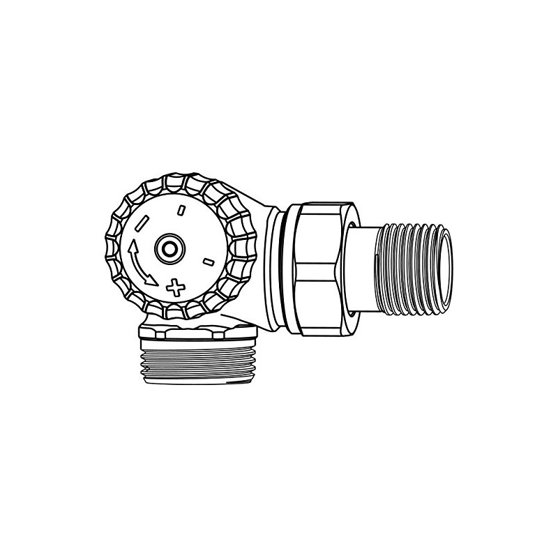 HEIMEIER V-exact II Soupape thermostatique extérieur G3/4
