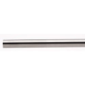 Ateliers28 Tringles Rondes pour Vitrage Métal, Ø 10, 1 Tringle Ronde Embout Cylindre 70-110CM, Chrome Mat T10016879