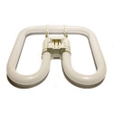 Philips Lighting 28PL-Q8354PIN Philips Ampoule Fluorescente compacte 2D carrée 4 Broches Gr10q Blanc 3500 K 28 W, Verre